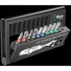 Wera Bit-Check 10 Zyklop Mini BiTorsion 1 05057418001 Bit készlet 10 részes Kereszthornyú Phillips, Kereszthornyú Pozidriv, TORX, Belső hatlap (05057418001)