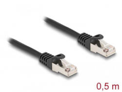 Delock RJ50 apa - RJ50 apa S/FTP kábel 0, 5 m fekete (80186) (80186)