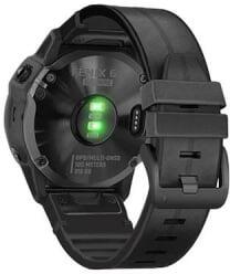 gigapack 22mm bőr hatású QuickFit csatlakozású Garmin pótszíj fekete (GP-149249)