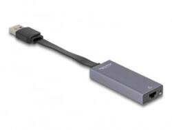 Delock A-típusú USB adapter 2, 5 Gigabit LAN vékony (66247) - aqua