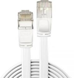 Lindy RJ45 Hálózat Csatlakozókábel CAT 6A U/FTP 5.00 m Fehér Védővel LINDY