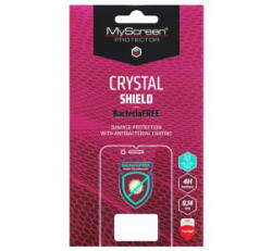 MyScreen CRYSTAL BacteriaFREE képernyővédő fólia (antibakteriális, 4H, NEM íves) ÁTLÁTSZÓ [Vodafone Smart E9 (VFD527)] (M3959CCBF)