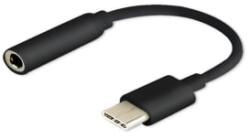 SAVIO AK-35/B USB Type C - Jack anya átalakító fekete (AK-35/B)