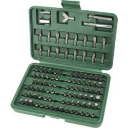 Bit készlet 100 részes 6, 3 mm (1/4)-os speciális biztonsági BIT készlet 812045