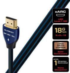 AudioQuest Blueberry HDMI (v2.0) digitális kábel 1.5m (AQ-HBlue1.5) (AQ-HBlue1.5)