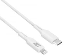 ACT USB-C - Lightning adat- és töltőkábel 1m fehér (AC3014) (AC3014)