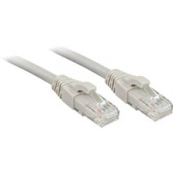 Lindy RJ45 Hálózat Csatlakozókábel CAT 6 U/UTP 0.50 m Szürke Védővel LINDY (45401)