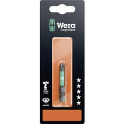 Wera Gyémántbevonatos ötvözött szerszámacél Impaktor Torx BIT, T 30 Wera 867/4 IMP DC SB SiS 05073966001 - aqua