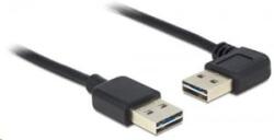 Delock 83467 EASY-USB 2.0-A apa > apa kábel 90°-ban ívelt bal / jobb 5 m, fekete