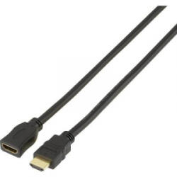 SpeaKa HDMI Hosszabbítókábel [1x HDMI dugó - 1x HDMI alj] 5.00 m Fekete