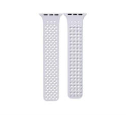 Phoner Spike Apple Watch szilikon szíj 49/45/44/42mm felhőszürke (72576) (PH72576)