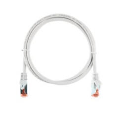 NIKOMAX Patch kábel S/FTP CAT6a LSOH, Essential Series, 1m, fehér (NMC-PC4SA55B-ES-010-C-WT) - aqua