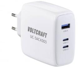 VOLTCRAFT 1xUSB-A + 2xUSB-C hálózati töltő adapter fehér (VC-13079915)