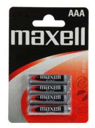 Maxell Alkáli AAA féltartós mini ceruza elem (4db / csomag) (LR03/MAX154035) (154035) - aqua