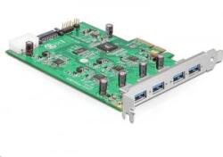 Delock 4x USB 3.0 bővítő kártya PCI-E (89325)