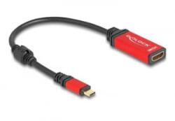 Delock USB Type-C - HDMI adapter (DP Alt Mode) 8K 60 Hz-hez HDR piros (60053)