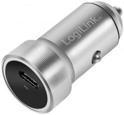 LogiLink USB-C autós töltő szürke (PA0260) (PA0260)