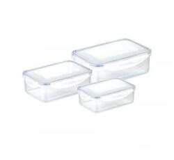Tescoma FRESHBOX téglalap alakú ételtároló doboz 3db, 0.2 liter, 0.5 liter és 1 liter (892090.00)
