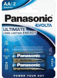 Panasonic EVOLTA 1, 5V AA/ceruza szupertartós alkáli elem (2 db/csomag) (LR6EGE-2BP) (LR6EGE-2BP) - aqua
