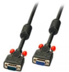 Lindy VGA Hosszabbítókábel [1x VGA dugó - 1x VGA alj] Fekete