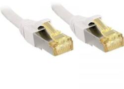 Lindy RJ45 Hálózat Csatlakozókábel CAT 6a S/FTP 3.00 m Fehér Védővel LINDY (47325)