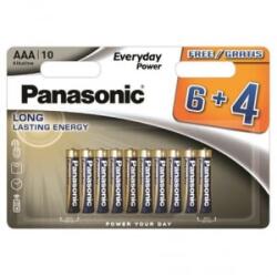 Panasonic 1.5V Alkáli AAA ceruza elem Everyday Power (10db / csomag) (LR03EPS-10BW6-4F) (LR03EPS-10BW6-4F)