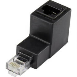 Renkforce CAT5e RJ45-Adapter 90°ban lefelé hajlítva, Renkforce - aqua