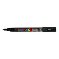uni Posca PC-3M dekormarker fekete (PC-3M BLACK(E)) (PC-3M BLACK(E)) - aqua