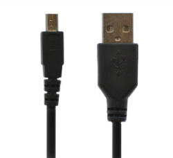 Gigapack Töltőkábel USB (100cm, INTERCOM - M800S kompatibilis) FEKETE