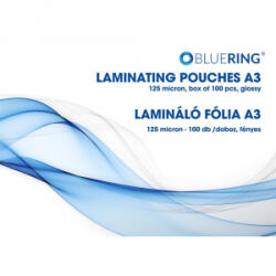 Bluering lamináló fólia A3, 125 micron, 100db/doboz (LAMMA3125MIC)