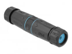 Delock RJ45 jack - RJ45 jack Cat. 6A vízálló kábelcsatlakozó (86693) (86693)