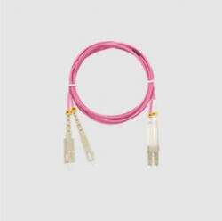 NIKOMAX Optikai patch kábel SL - LC, MM 50/125, duplex, 3m, magenta