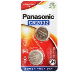 Panasonic gombelem (CR2032, 3V, lítium) 2db / csomag (CR2032-2B-PAN / CR-2032EL/2B) (CR2032-2B-PAN / CR-2032EL/2B) - aqua