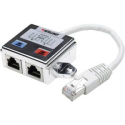 Manhattan RJ45 Hálózat Átalakító CAT 5 [1x RJ45 dugó - 2x RJ45 alj] Ezüst, Fehér