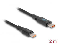 Delock USB-C kábel PD 3.1, 140 W tápjelzővel 1, 20 m (88136)