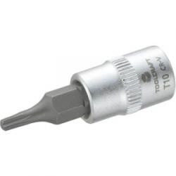 TOOLCRAFT Dugókulcs betét 6, 3 mm (1/4), T-profillal T10, hossz: 37 mm, TOOLCRAFT