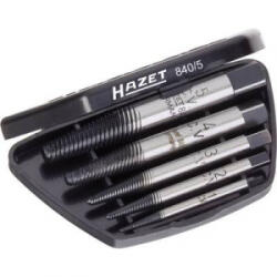 HAZET Csavarkihajtó készlet, 5 részes, belső négylapfejű 12, 5 mm, Hazet 840/5 - aqua