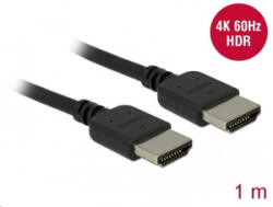 Delock Prémium HDMI kábel 4K 60 Hz 1 m (85215) (85215) - aqua