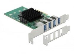 Delock 4x USB 3.0 port bővítő kártya PCIe (89048)