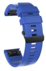 gigapack 26mm szilikon, QuickFit csatlakozású Garmin pótszíj rombusz mintás sötétkék (GP-149240)