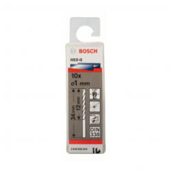 Bosch 2608595049 HSS-G fémfúrókészlet 1x12x34mm 10db-os