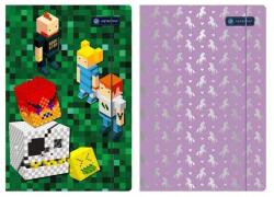 Astra Pixel Unicorn A/4 gumis mappa - kétféle (108022008) (108022008)