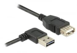 Delock EASY-USB 2.0 A ívelt dugó - USB-A hosszabbító kábel 1m (83551)