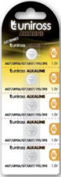 Uniross SP5 LR926 AG7 LR57 1, 5V alkáli gombelem 5db/bliszter (U5LR926)
