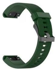 gigapack 20mm szilikon, QuickFit csatlakozású Garmin pótszíj rombusz mintás sötétzöld (GP-149215) (GP-149215)