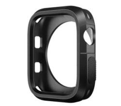 Phoner Twin Apple Watch szilikon tok, 41mm, fekete (72663) (PH72663)