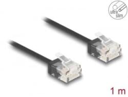 Delock RJ45 Cat. 6 UTP hálózati kábel 1m fekete (80371) (80371)