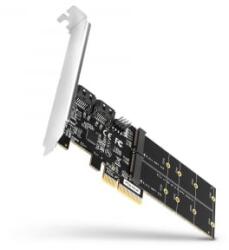 AXAGON 2x SATA + 2x M. 2 SATA bővítő kártya PCIe (PCES-SA4M2) (PCES-SA4M2)
