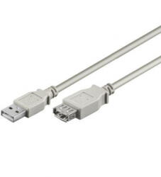 Goobay USB-A 2.0 hosszabbító kábel 1, 8 m fehér (50960) (G50960)
