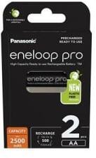 Panasonic Eneloop Pro 1.2V AA 2500mAh akku (2db) (BK3HCDE-2BE-N) 'Ready to use (BK3HCDE-2BE-N)